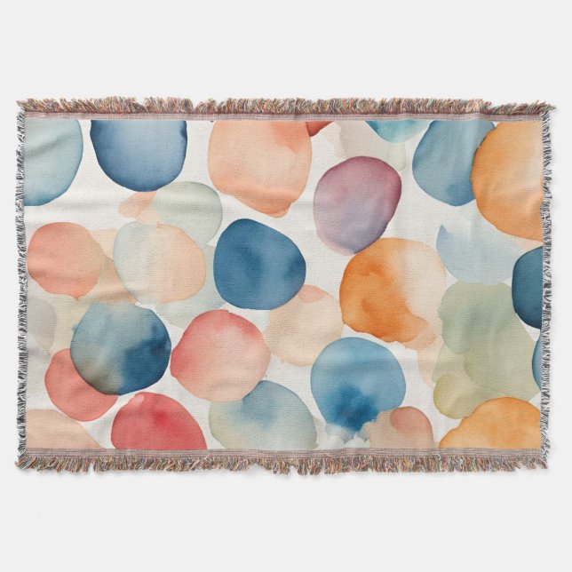 Serene Watercolor Dots Filt (Framsidan)