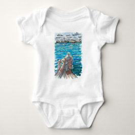 Serene Waterscape i San Juan de Ulua, Veracruz T Shirt
