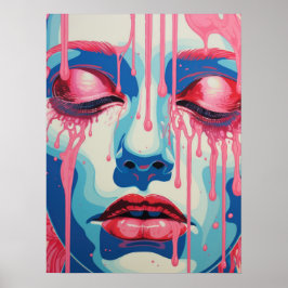 Serene Whispers: Duality of Färg Poster