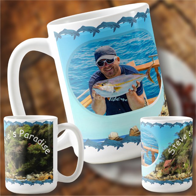 Serene Yelapa Fishing Paradise 0758 Kaffemugg (Skapare uppladdad)