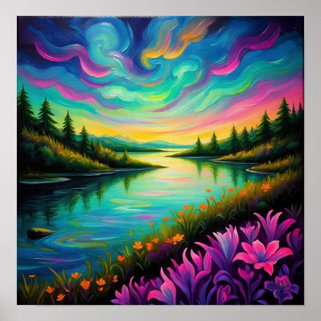 SereneRiverReflections Poster (Framsidan)