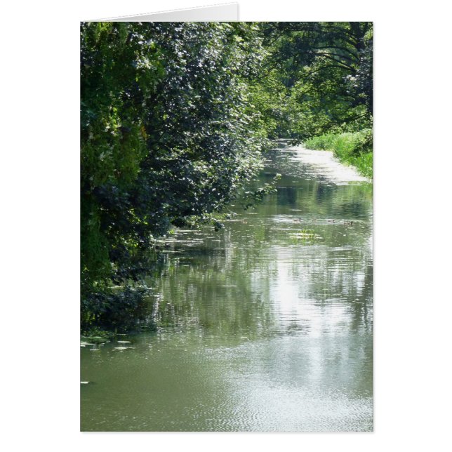 Serenfloden Flowing Hälsningskort (Framsidan)