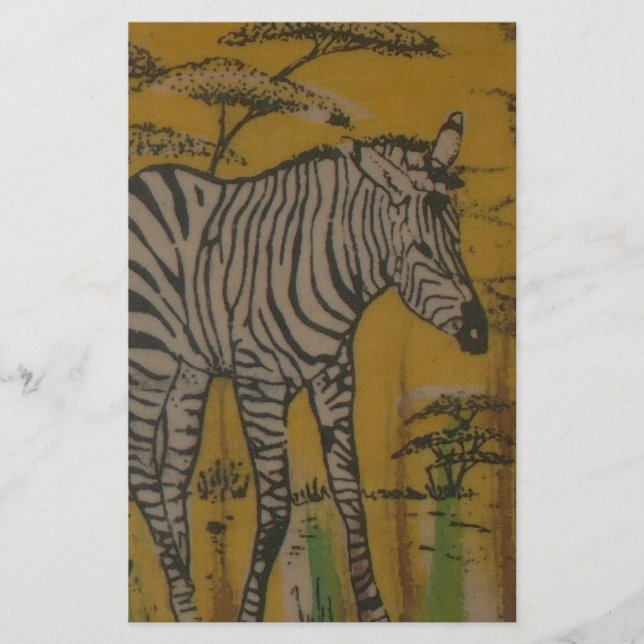 Serengeti-andan: Zebra-bete i Mara Brevpapper (Framsida)
