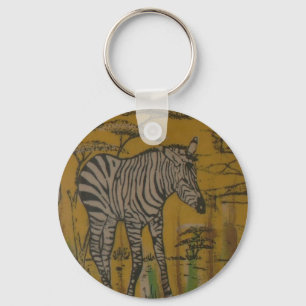 Serengeti-andan: Zebra-bete i Mara Nyckelring