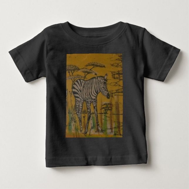 Serengeti-andan: Zebra-bete i Mara T-shirt (Framsida)