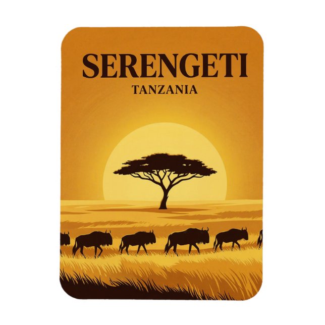 Serengeti, Arusha, Mara Magnet (Vertikal)