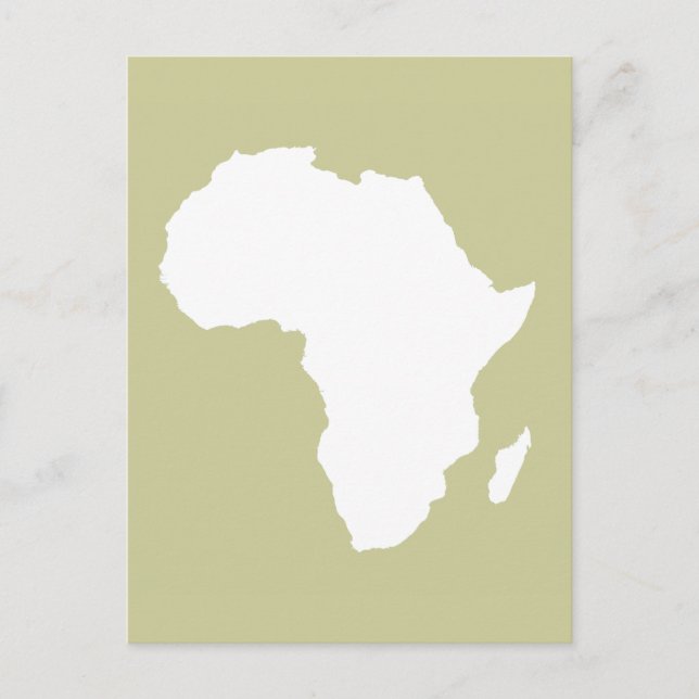 Serengeti Audacious Afrika Vykort (Framsida)