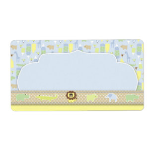 Serengeti Baby Namn bricka Fraktsedel