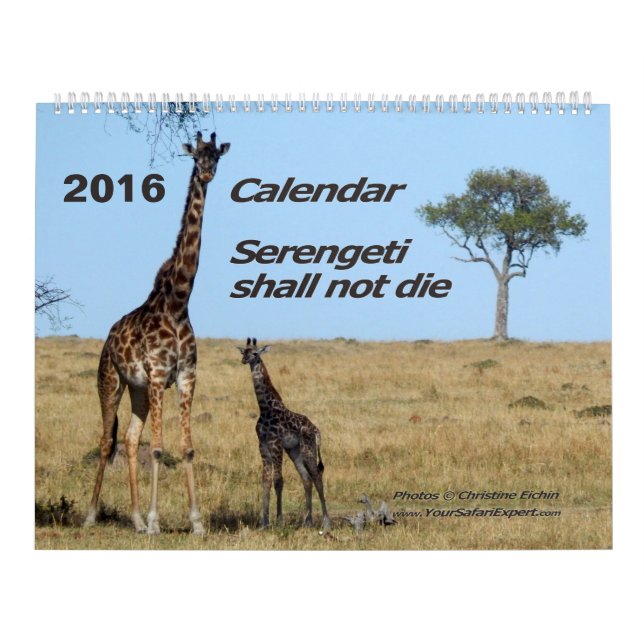 Serengeti dör inte sidan för kalender 2 (Omslag)