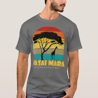 Serengeti Masai Mara Nationell reserv Kenya Safari T Shirt