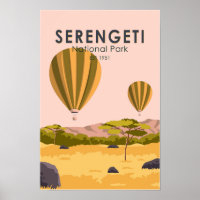 Serengeti National Park Tanzania-Luftballongen