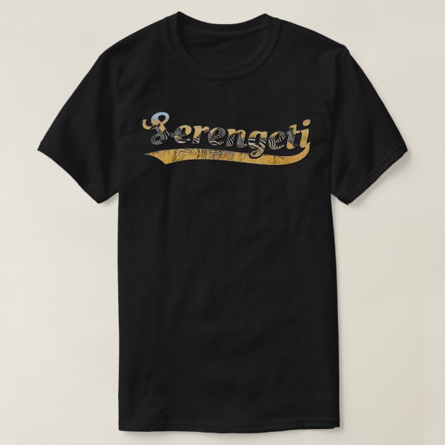 Serengeti National Park Vintage T Shirt (Design framsida)