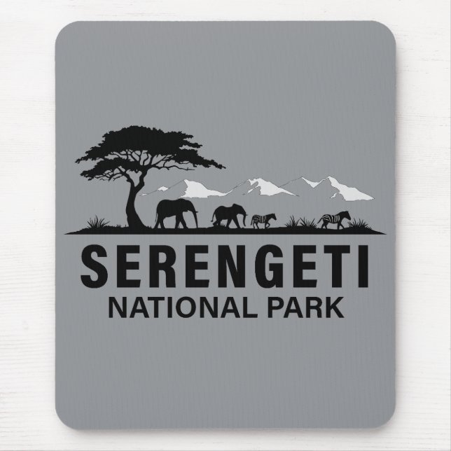 Serengeti nationalpark Tanzania Musmatta (Framsidan)