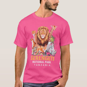 Serengeti nationalpark Tanzania Souvenir Hiking C T Shirt