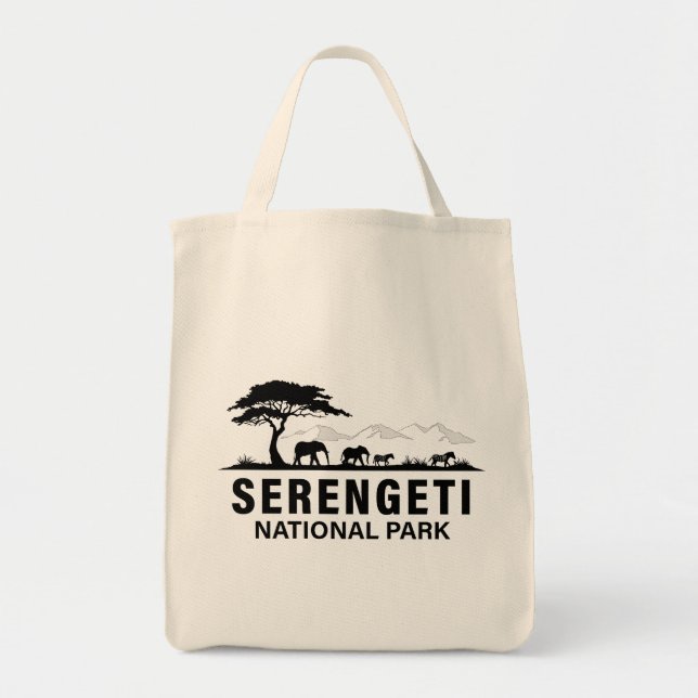 Serengeti nationalpark Tanzania Tygkasse (Framsidan)