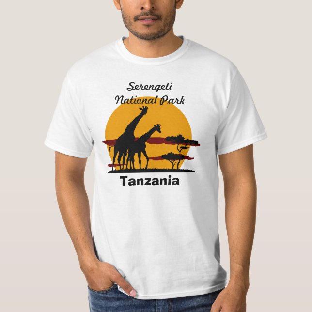 Serengeti nationalpark tee (Framsida)
