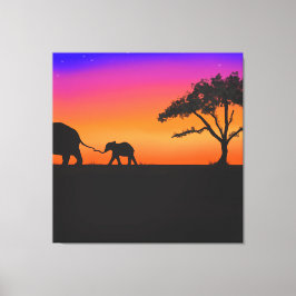 Serengeti Nätter Canvastryck