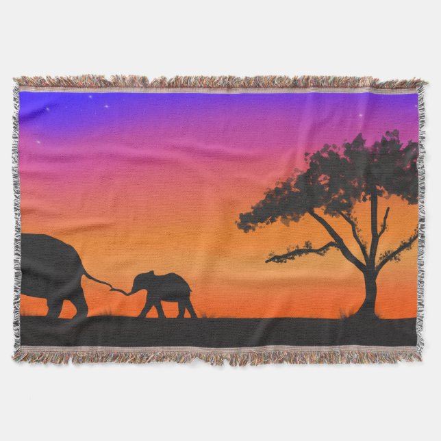 Serengeti Nätter Filt (Framsidan)