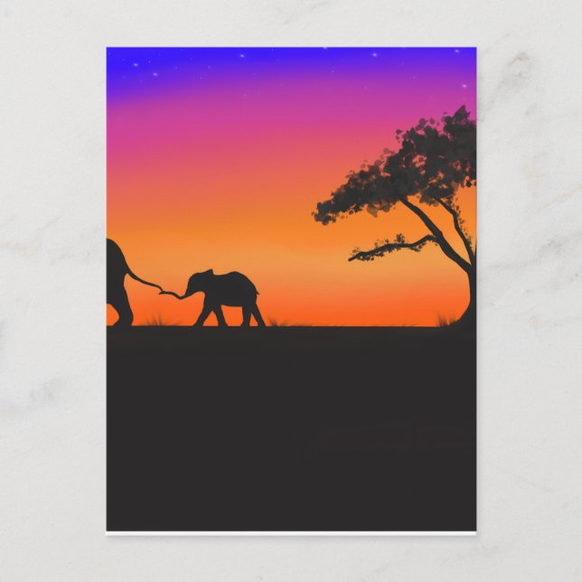 Serengeti Nätter Vykort (Framsida)
