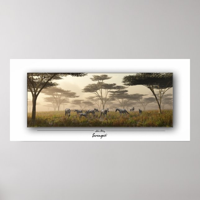 Serengeti Poster (Framsidan)