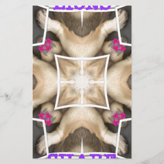 Serengeti Splendor: Artister om Gömmande av vilda  Brevpapper (Framsida)