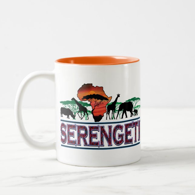 Serengeti Två-Tonad Mugg (Vänster)