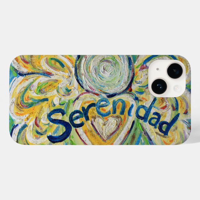 Serenidad Angel Ord Art Anpassningsbar iphone case (Baksida (horisontell))