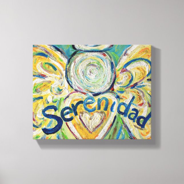 Serenidad Angel Ord Art Painting Wrapped Canvas (Framsida)