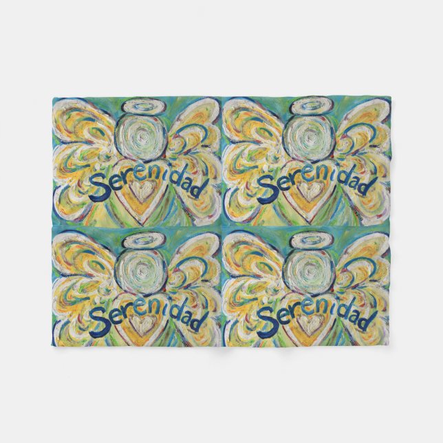 Serenidad Guardian Angel Art Anpassningsbar Fleece (Framsidan (Horisontell))