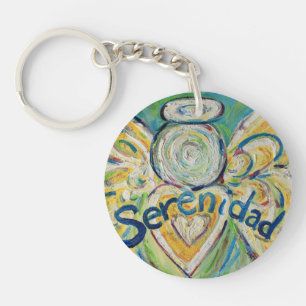 Serenidad Guardian Angel Ord Anpassningsbar Keycha