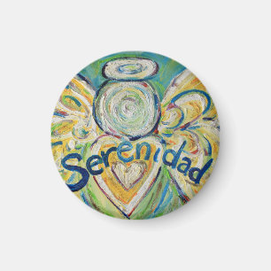 Serenidad Guardian Angel Ord Anpassningsbar Magnet