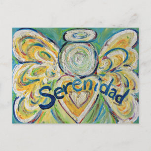 Serenidad Ord inspirational Angel-vykort Vykort