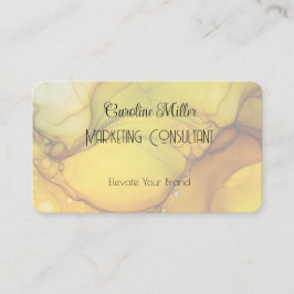 Serenitet i Abstrakt av Grönt, flödesformer Visitkort