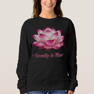 Serenitet i Bloom Lotus Flower fredlig Zen-Blommig T Shirt