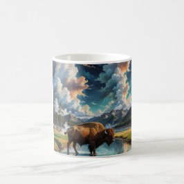 Serenitet i Vilden - Buffalo Kaffemugg