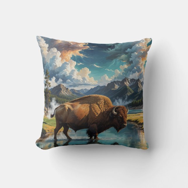 Serenitet i Vilden - Buffalo Kudde (Framsida)