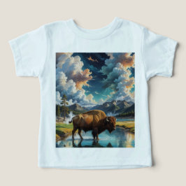 Serenitet i Vilden - Buffalo T Shirt
