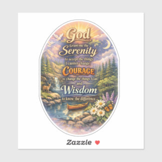 Serenitetsbön Klistermärken