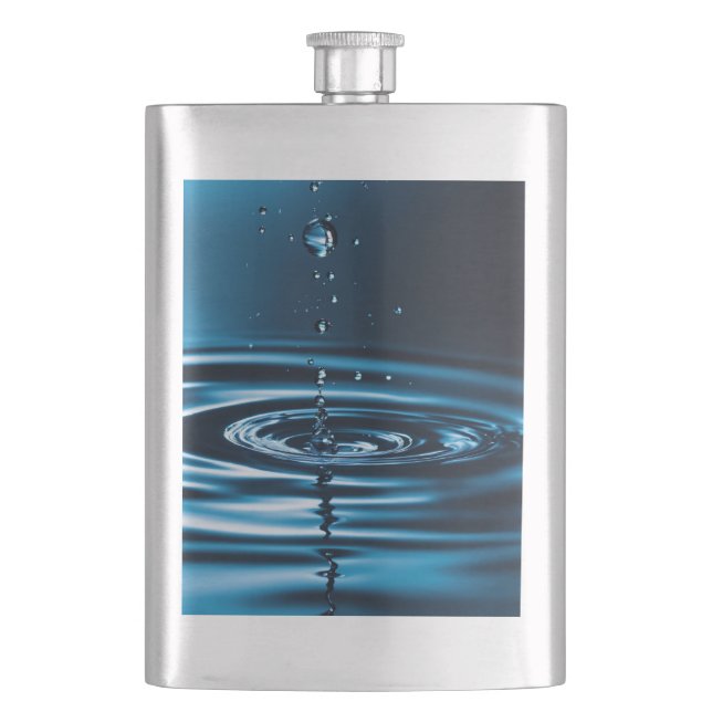 "Serenitetssprit": klassisk kolv Fickplunta (Framsidan)