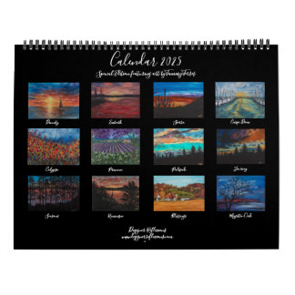 Serenity 2025 Calendar by Artist Tammy Terres Kalender
