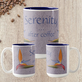 Serenity After Coffee - Bird of Paradise Två-Tonad Mugg