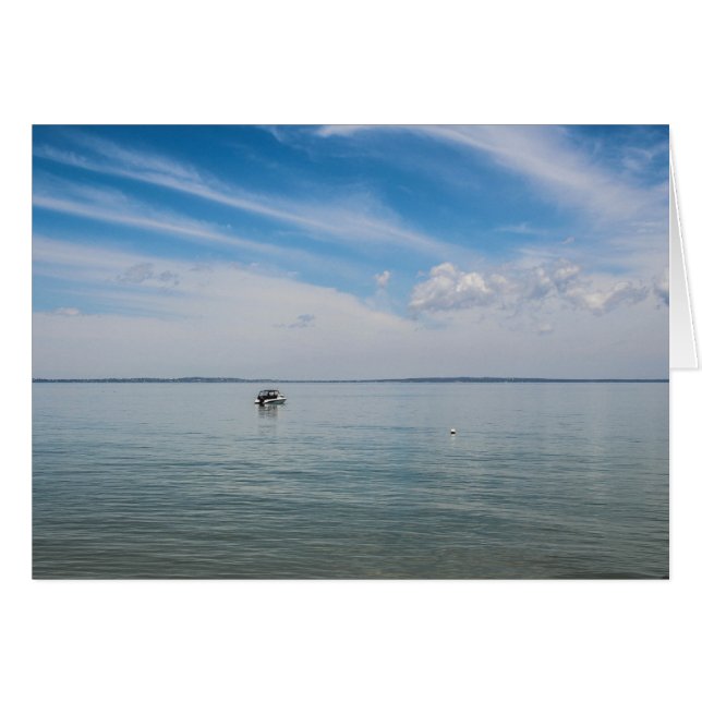 Serenity av den Fraser ön Hälsningskort (Framsidan Horizontal)