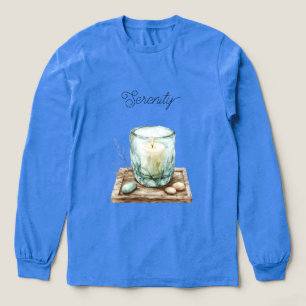 Serenity Beach Ljusstakar Sten T Shirt