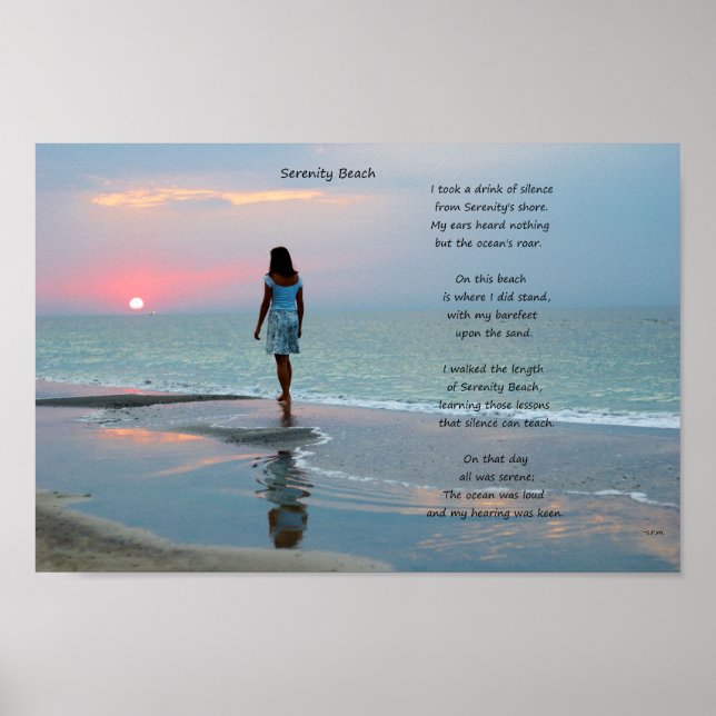 Serenity Beach Poster (Framsidan)