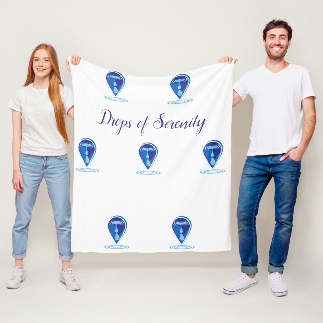 Serenity Blankets droppar Fleecefilt (På plats)