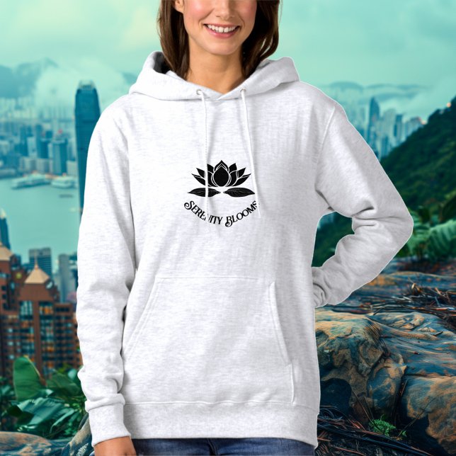 Serenity Blooms - Lotus Flower Design T Shirt (Skapare uppladdad)