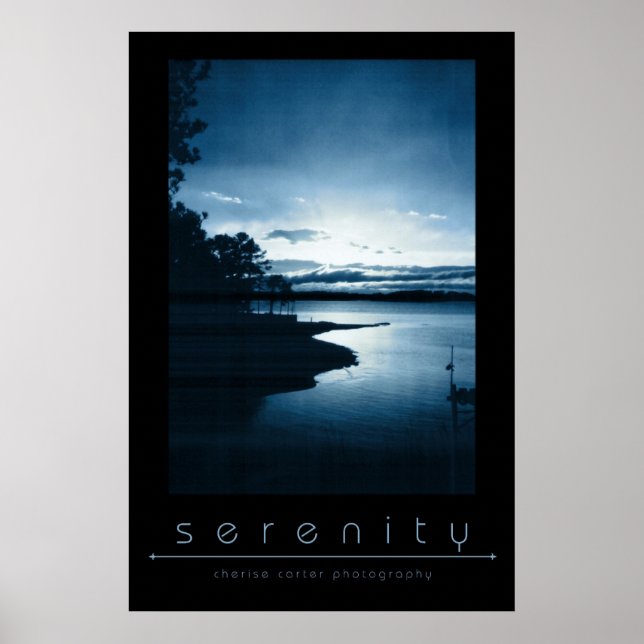 Serenity Blue Poster (Framsidan)