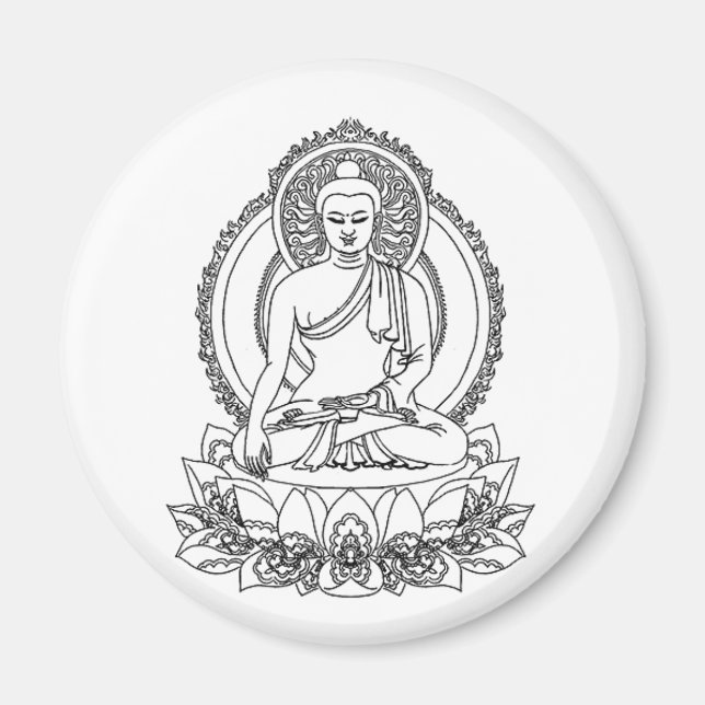 Serenity Buddha Magnet (Framsidan)