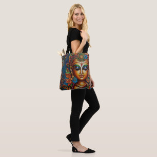 Serenity Buddha Tote Bag Tygkasse