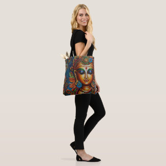 Serenity Buddha Tote Bag Tygkasse